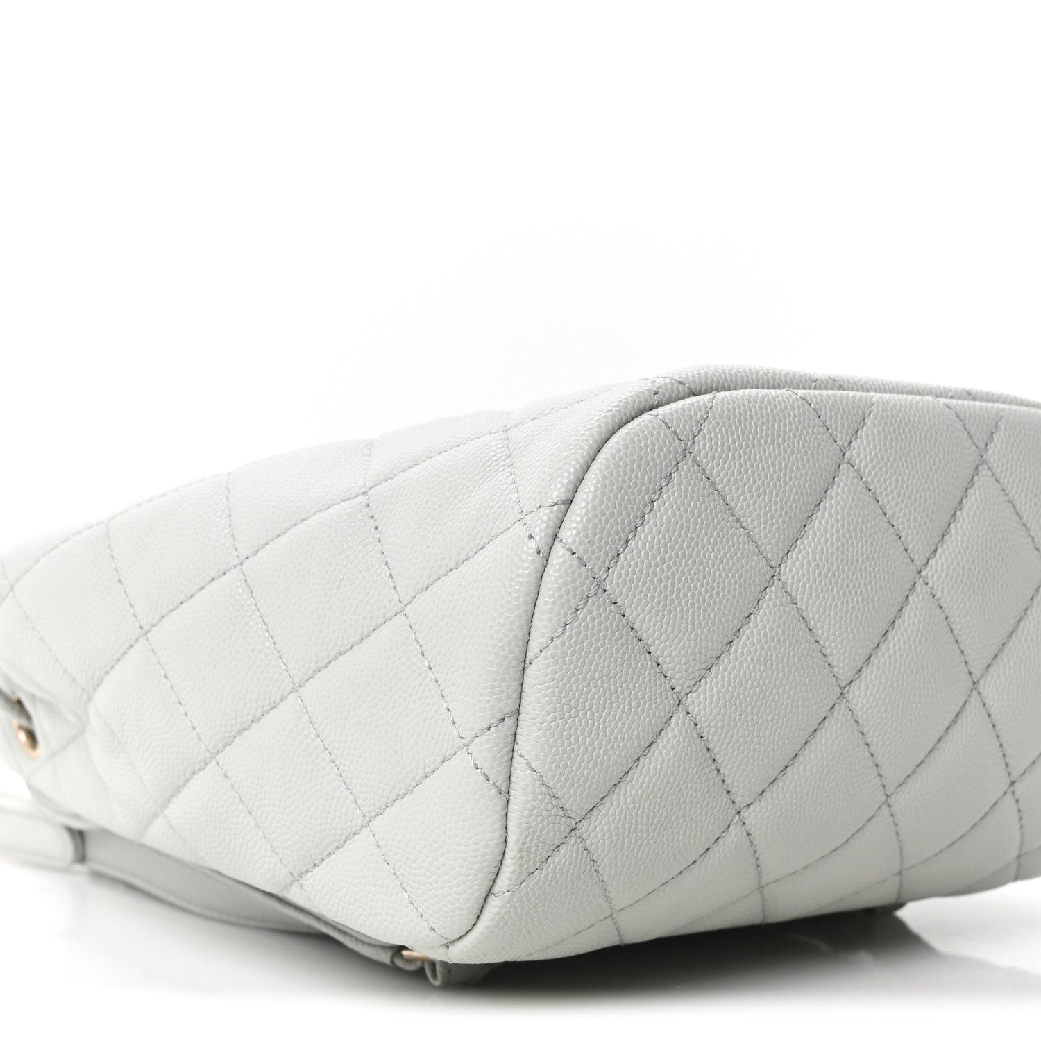 Caviar Quilted Mini Urban Spirit Backpack Light Blue