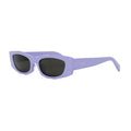 Celine Sunglasses Cat Eye Full Rim, Shiny Butter Frame and Smoke Lens CL40245U39A