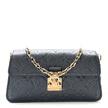 Metallic Empreinte Metis Wallet On Chain Navy Nacre