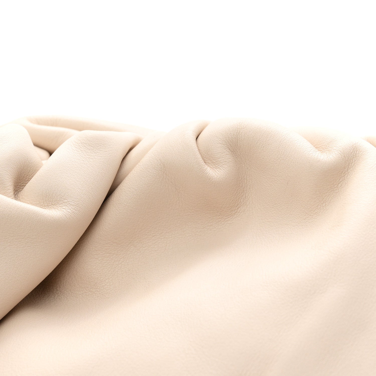 Smooth Butter Calf The Pouch Oversized Clutch Plaster