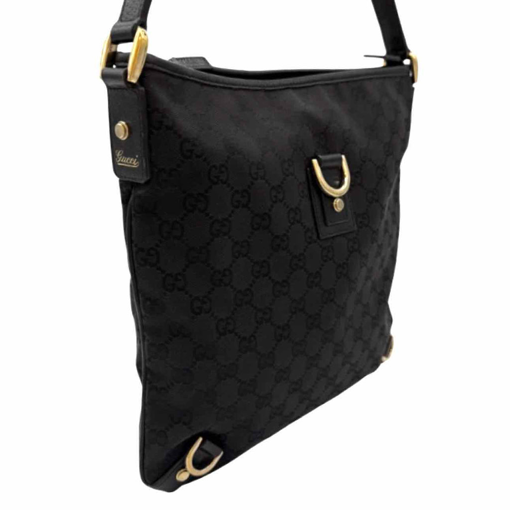 GUCCI Canvas Abbey Crossbody Black