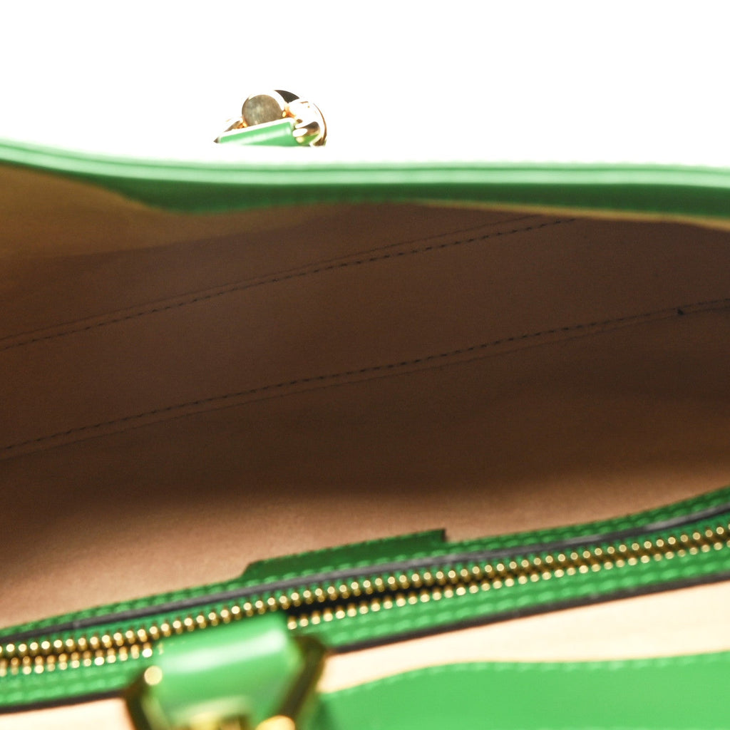 Boarded Dyana Lux Calfskin Small Jackie 1961 Hobo Spring Green