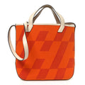 Swift Toile H Cabas H En Biais 27 Orange