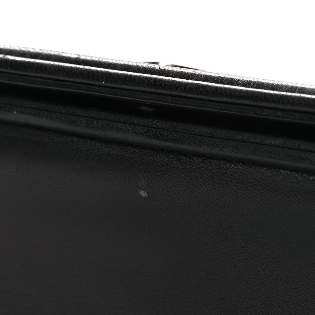 Lambskin Medium Diorama Flap Bag Black