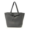 Soft Grained Calfskin Small Belt Cabas Phantom Grey