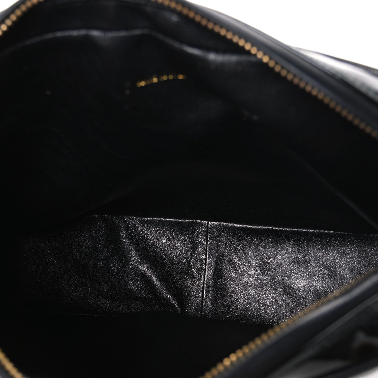 Patent Quilted Tassel Camera Case Black