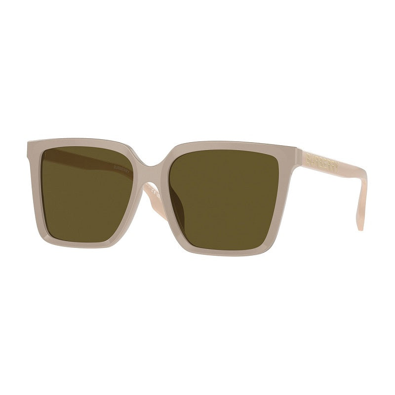 Burberry Sunglasses Square Full Rim, Beige Frame and Dark Brown Lens BE4411D380773