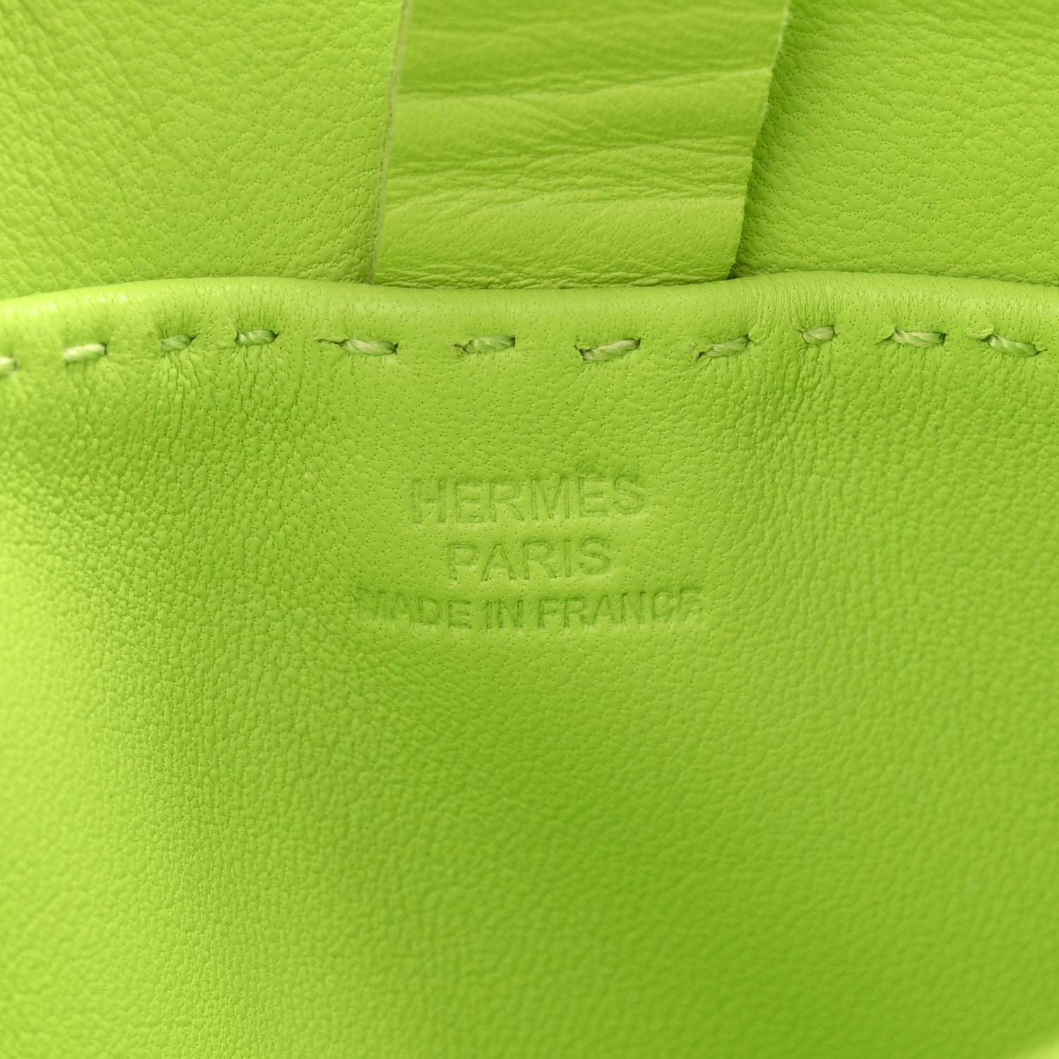 Lambskin Clou De Selle Pouch Kiwi
