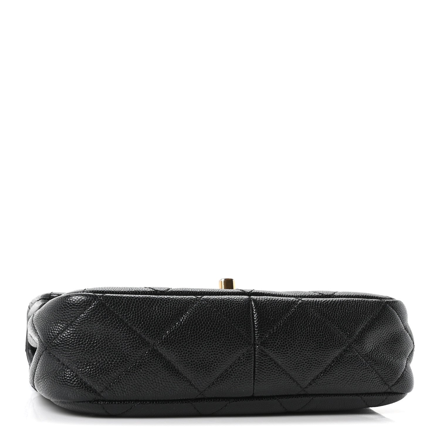 Caviar Quilted Funky Match Mini Flap Black