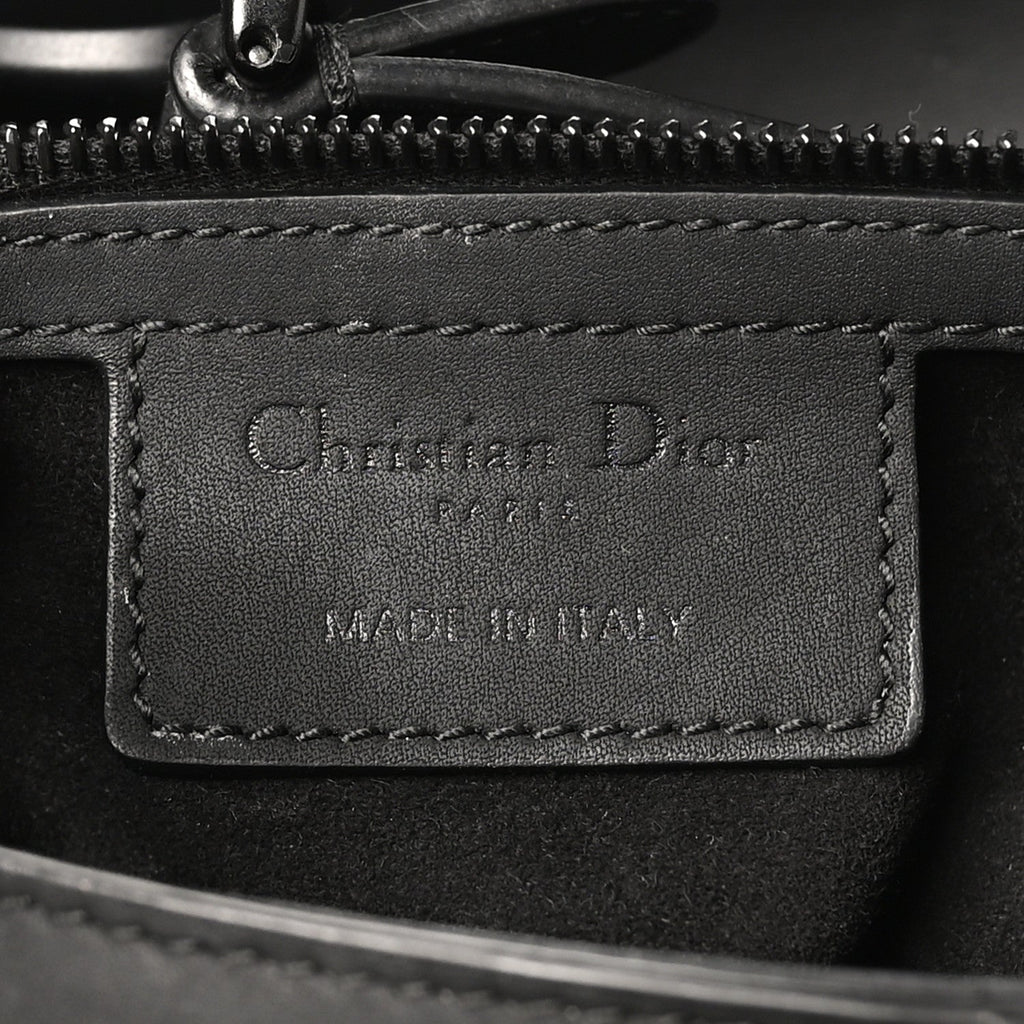 Ultra Matte Calfskin Saddle Bag Black