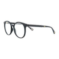 Chloe Eyeglasses Round Full Rim, Shiny Dark Blue Frame and Clear Demo Lens Lens CH0006O006
