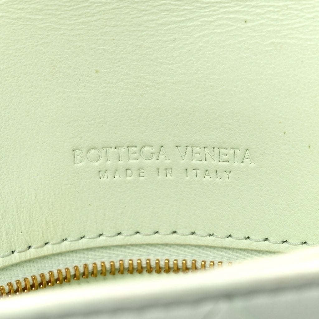 Nappa Intrecciato Mini Crossbody Bag Glacier