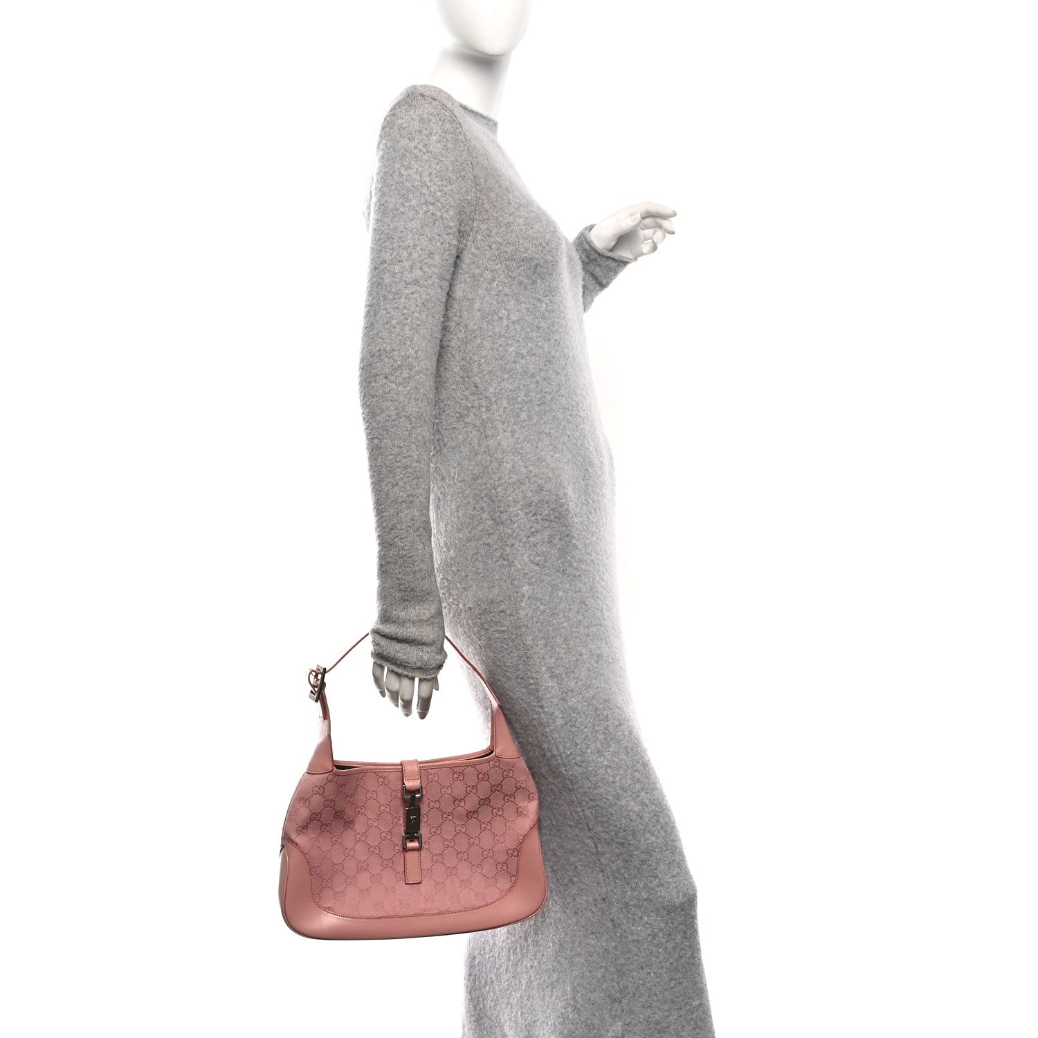 Monogram Small Jackie O Hobo Pink