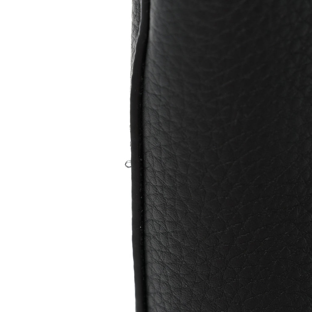 Grained Calfskin Small N/S Park Crossbody Black
