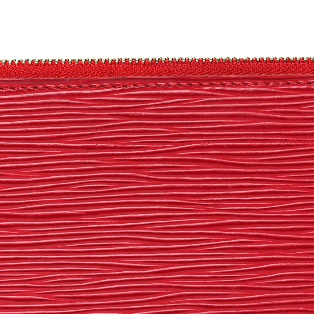 Epi Pochette Accessories 24 Castillan Red