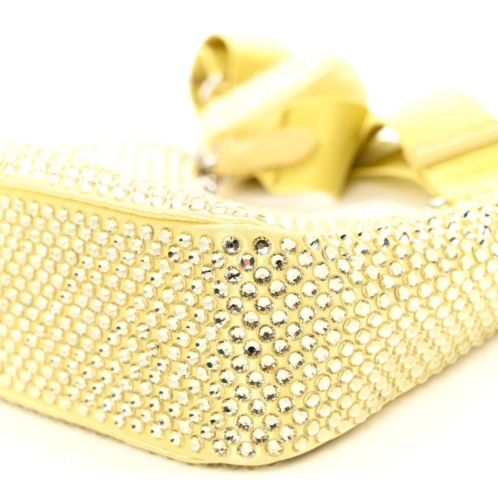 Satin Crystal Re-Edition 2005 Shoulder Bag Ananas
