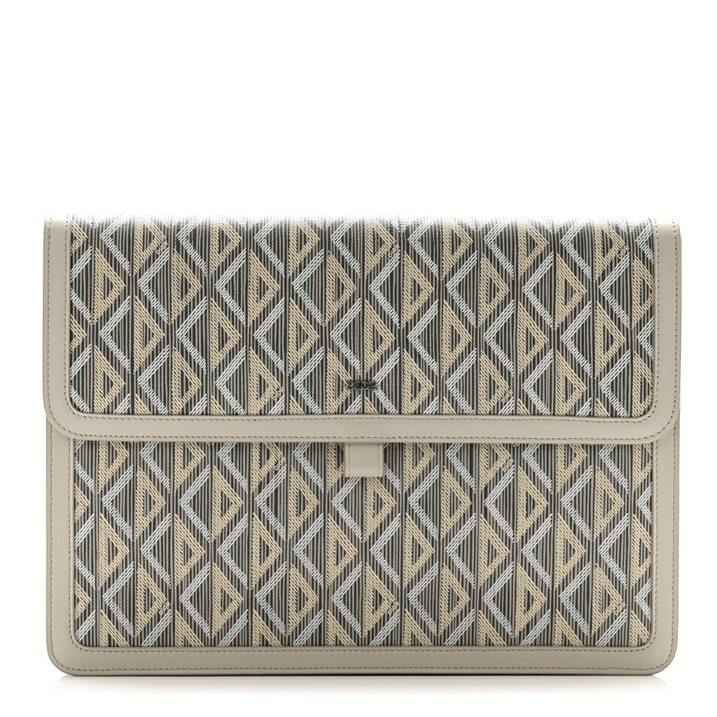 Coated Canvas CD Diamond Hit The Road A4 Case Gray