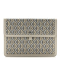 Coated Canvas CD Diamond Hit The Road A4 Case Gray