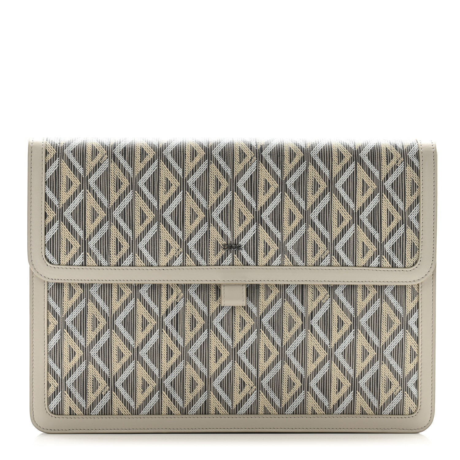 Coated Canvas CD Diamond Hit The Road A4 Case Gray