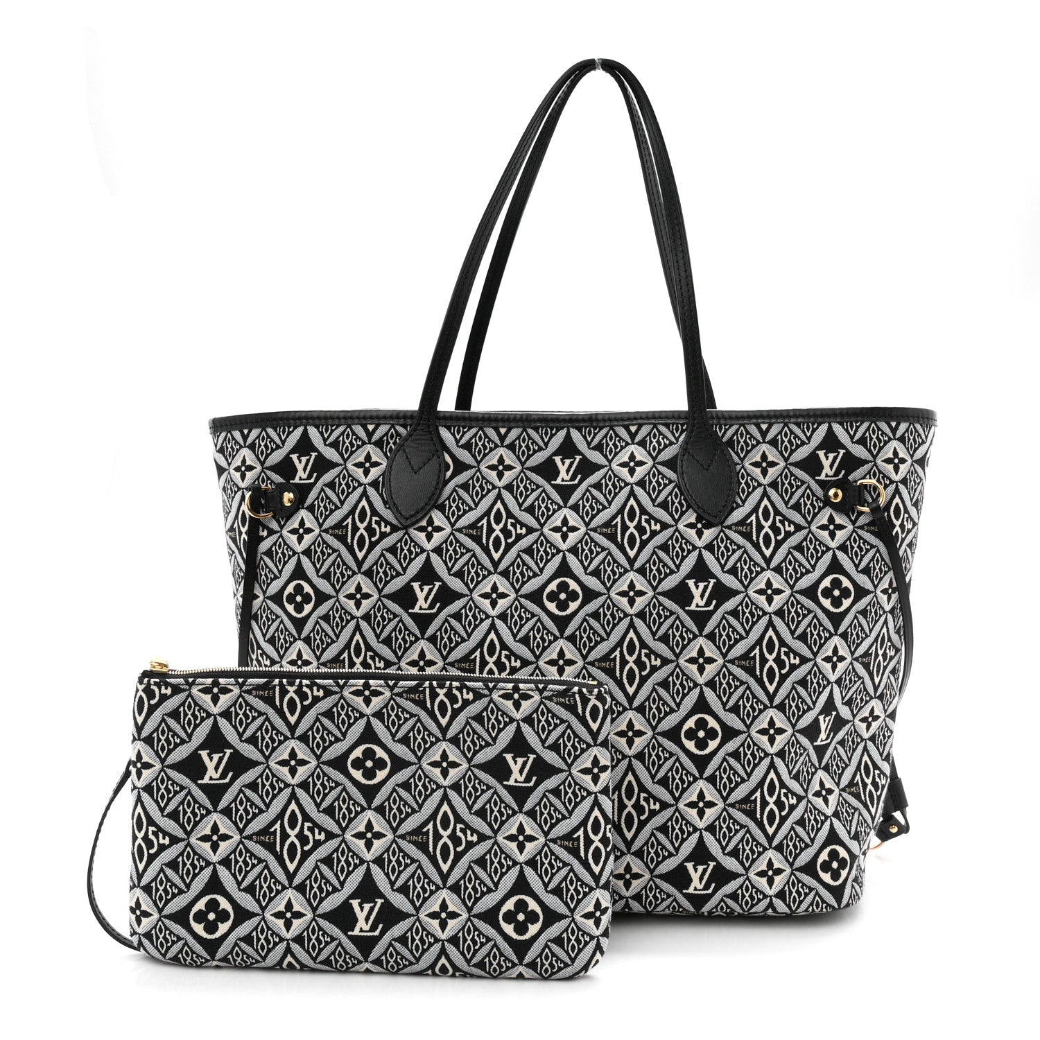 Jacquard Since 1854 Neverfull MM Grey