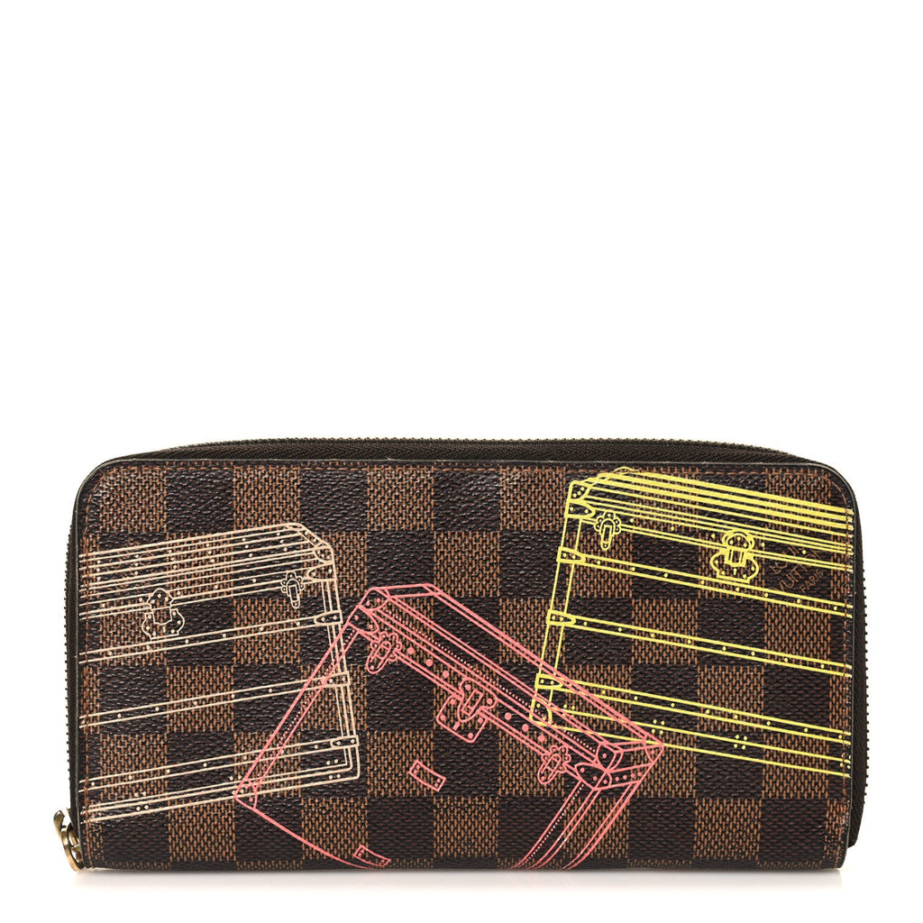 Damier Ebene 2014 Christmas Animation Zippy Wallet