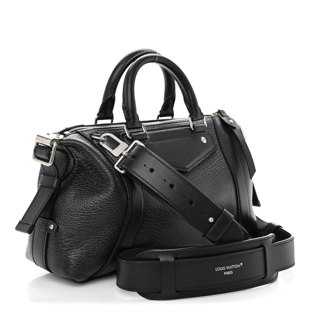 Pixel Lambskin LV Biker PM Black