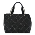 Nylon Travel Toiletry Tote Black