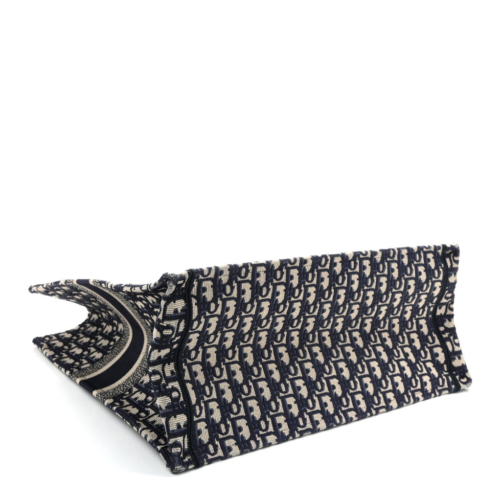 Oblique Large Book Tote Blue Multicolor