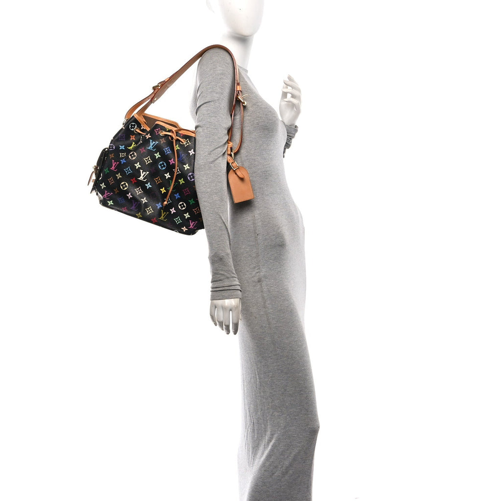 Monogram Multicolor Petit Noe Black