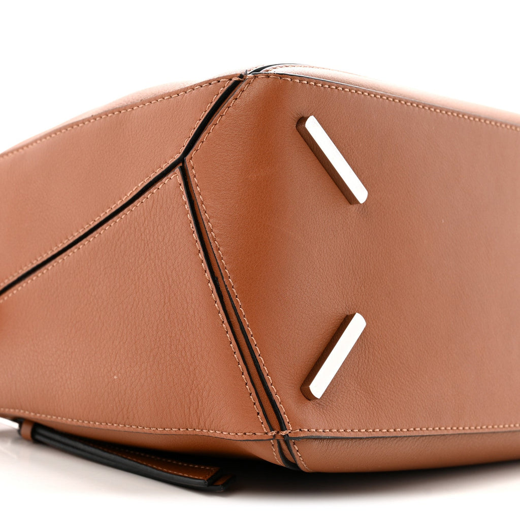 Calfskin Medium Puzzle Bag Tan