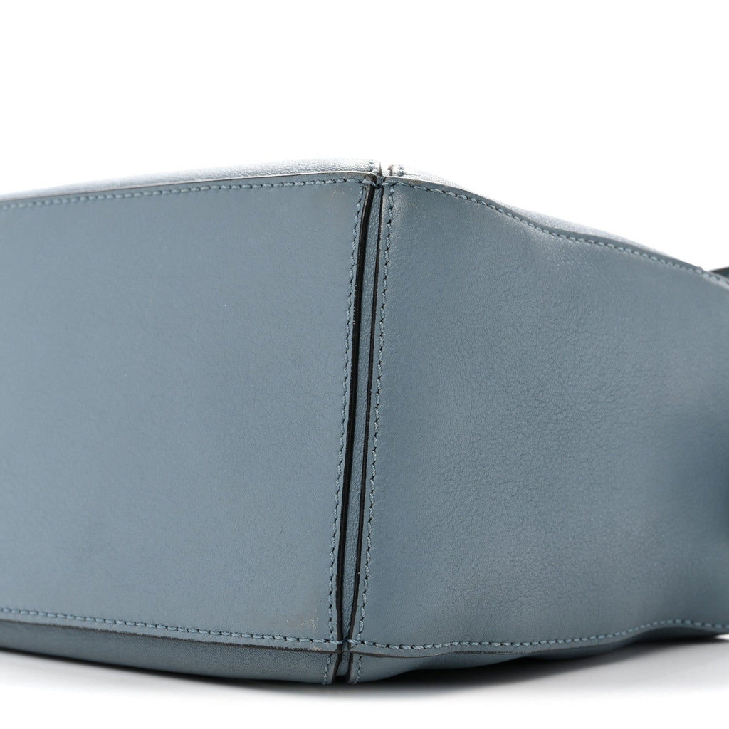 Calfskin Small Puzzle Bag Stone Blue