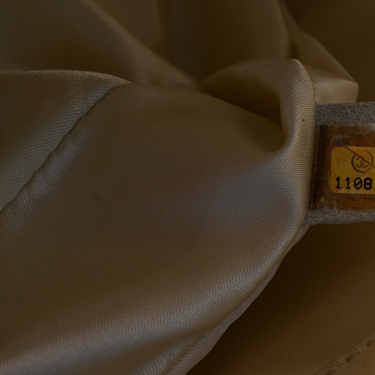 Lambskin Small Lady Braid Flap Light Beige