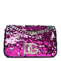 Sequin DG 3.5 Shoulder Bag Fuxia Argento