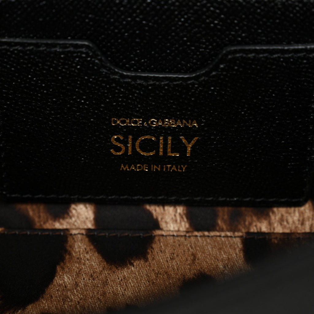 Dauphine Medium Miss Sicily Satchel Black