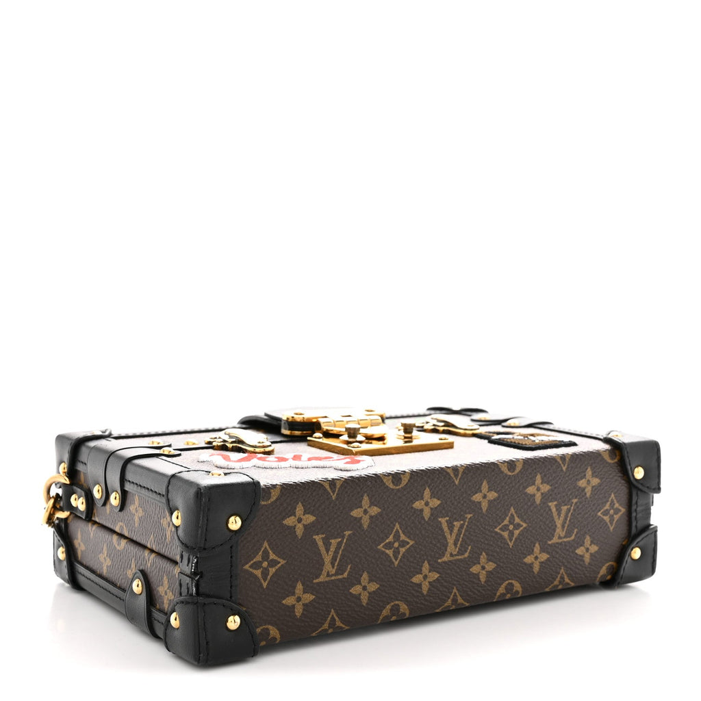 Monogram Patches Petite Malle Black