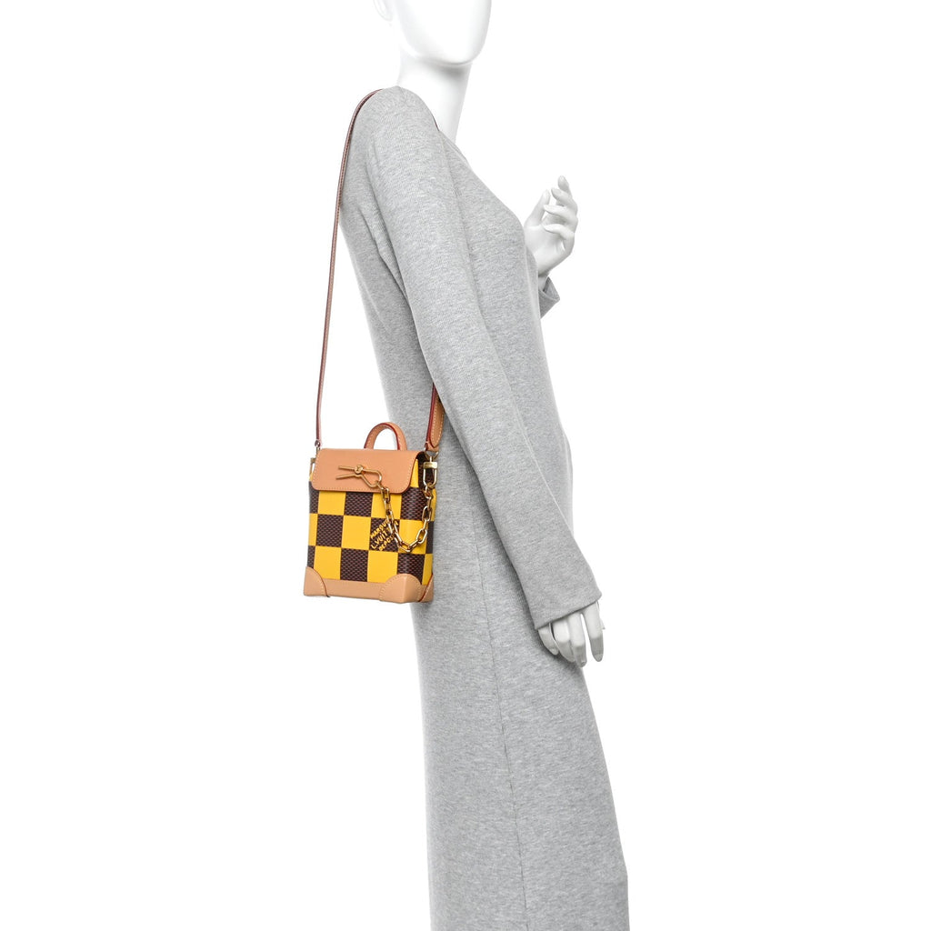 Damier Pop Nano Steamer Yellow