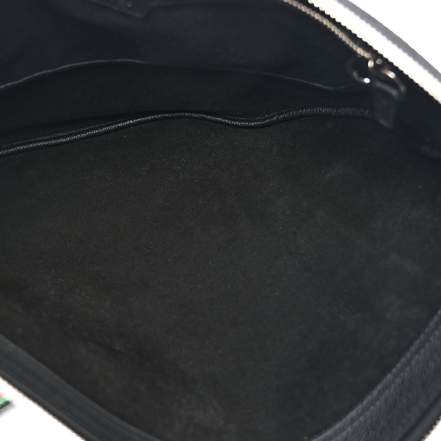 Calfskin Emblem Shoulder Bag Black