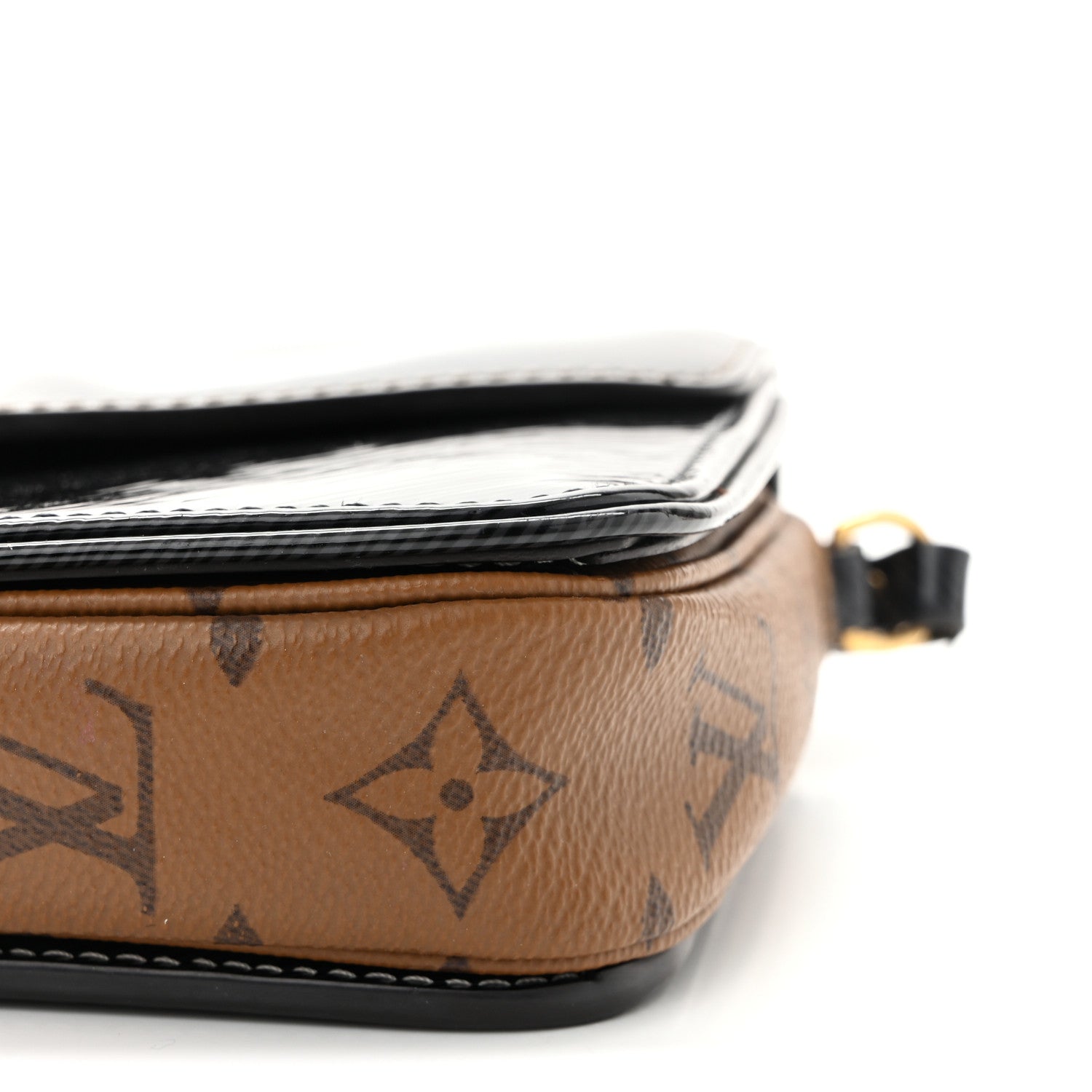 Shiny Epi Monogram Pochette Metis Mini Marine