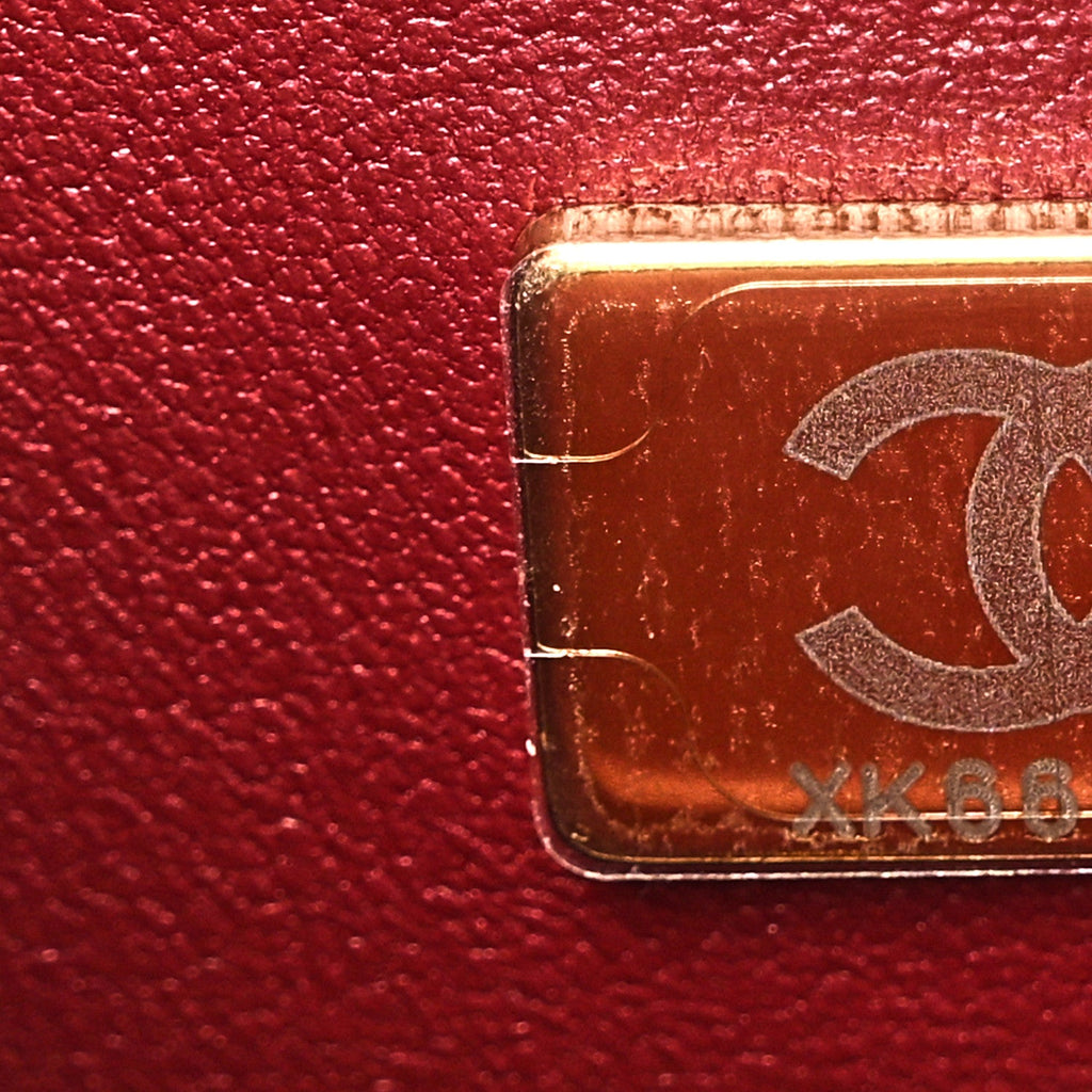 Calfskin Crocodile Embossed Turn Around Mini Flap Emerald
