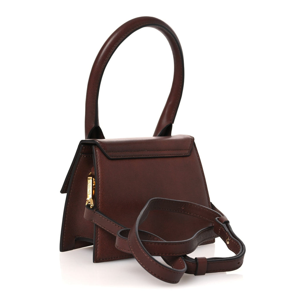 Smooth Calfskin Le Chiquito Moyen Dark Brown