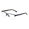 Lacoste Eyeglasses Rectangle Semi Rim, Semi-Matte Brown Frame and Clear Demo Lenses Lens L2279N201