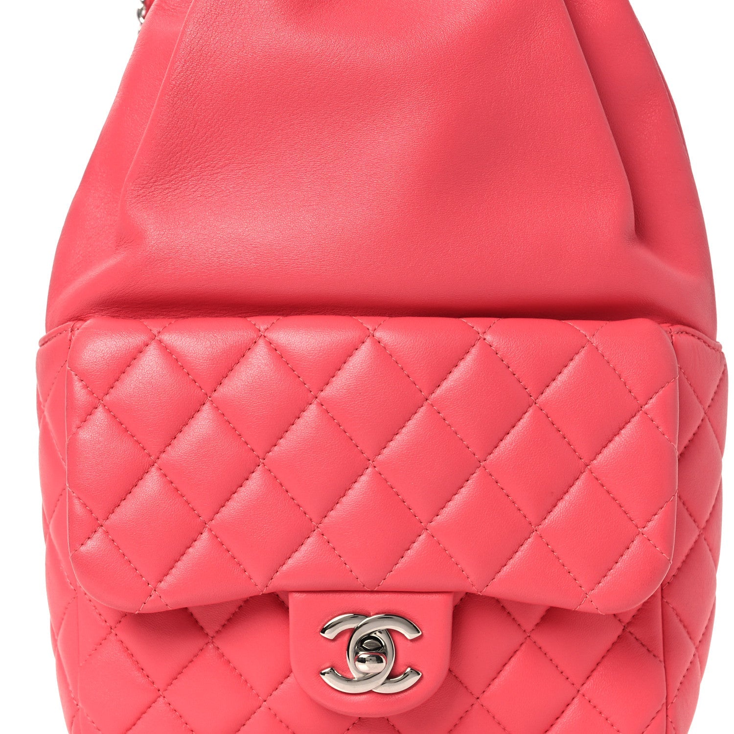 Lambskin Quilted Small in Seoul Backpack Pink