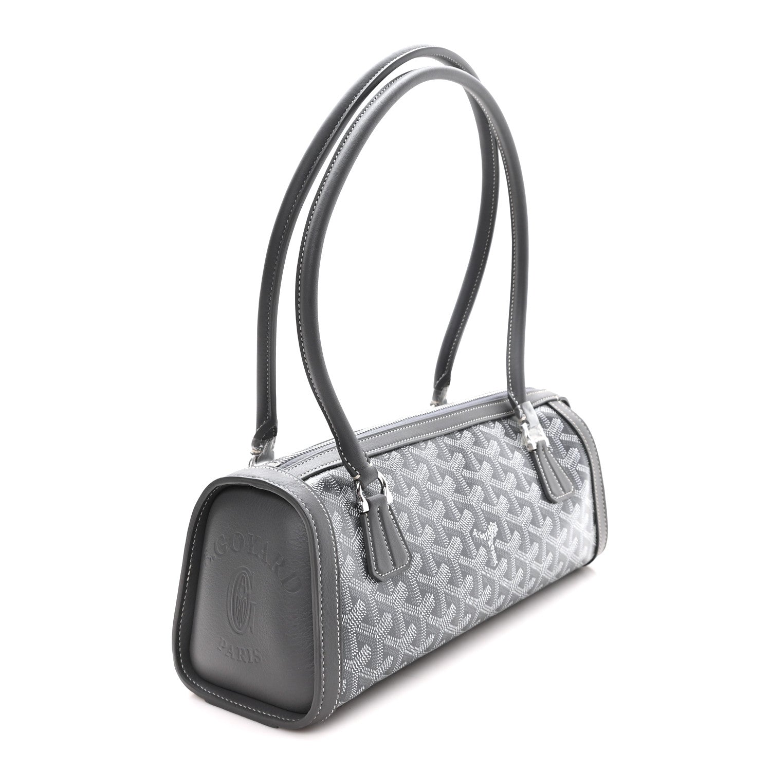 Goyardine Bonbonniere Bag Grey