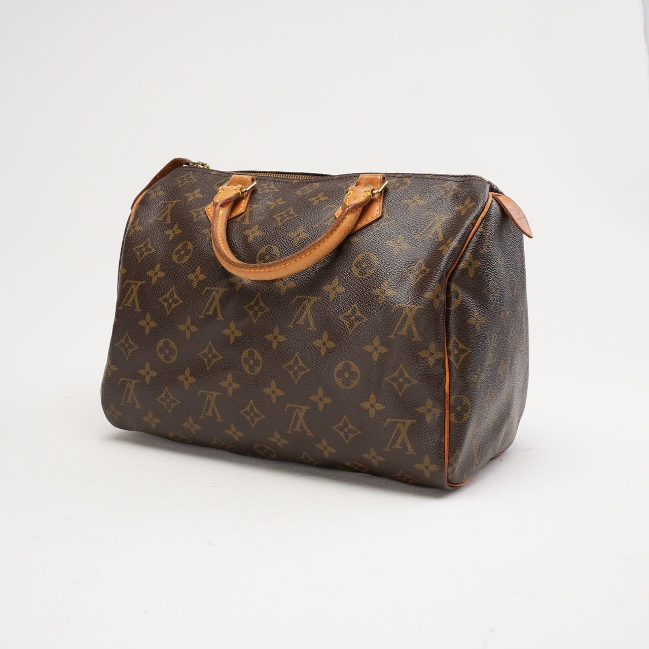 Louis Vuitton Vintage Monogram Speedy 30 Brown 2003