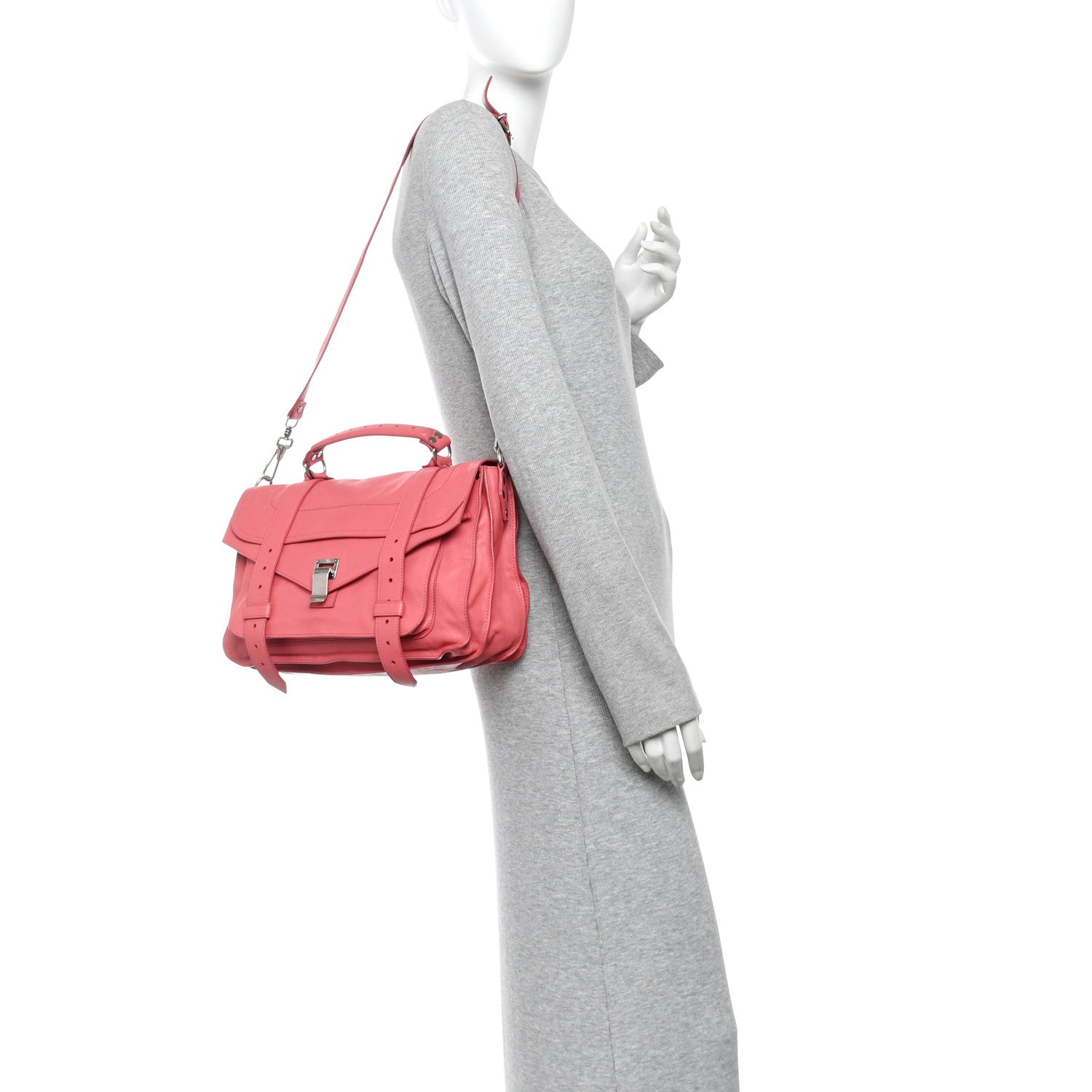 Lambskin Medium PS1 Satchel Hibiscus