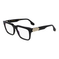 Victoria Beckham Eyeglasses Rectangle Full Rim, Black Frame and Clear Demo Lenses Lens VB2667001