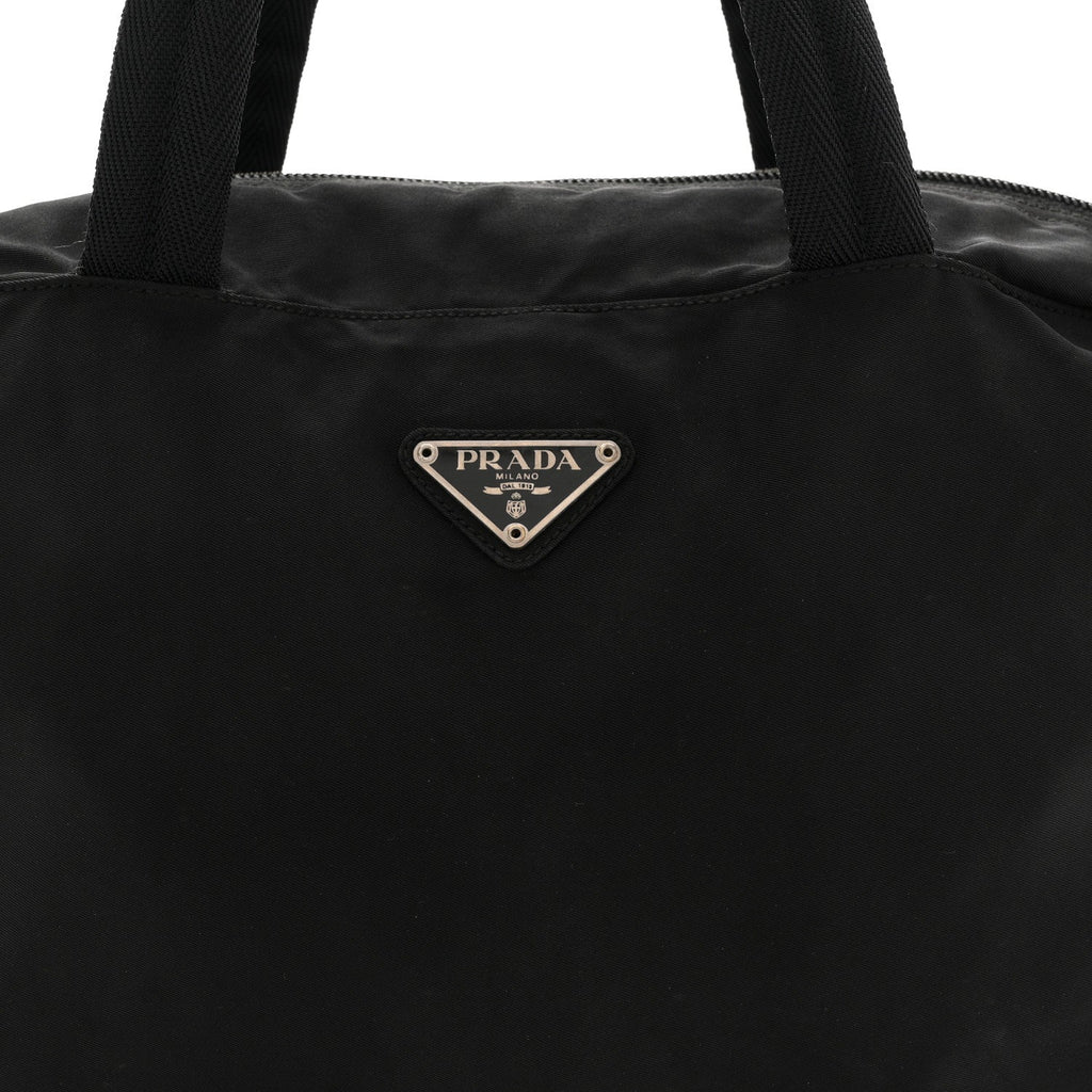 Tessuto Nylon Shoulder Bag  Black