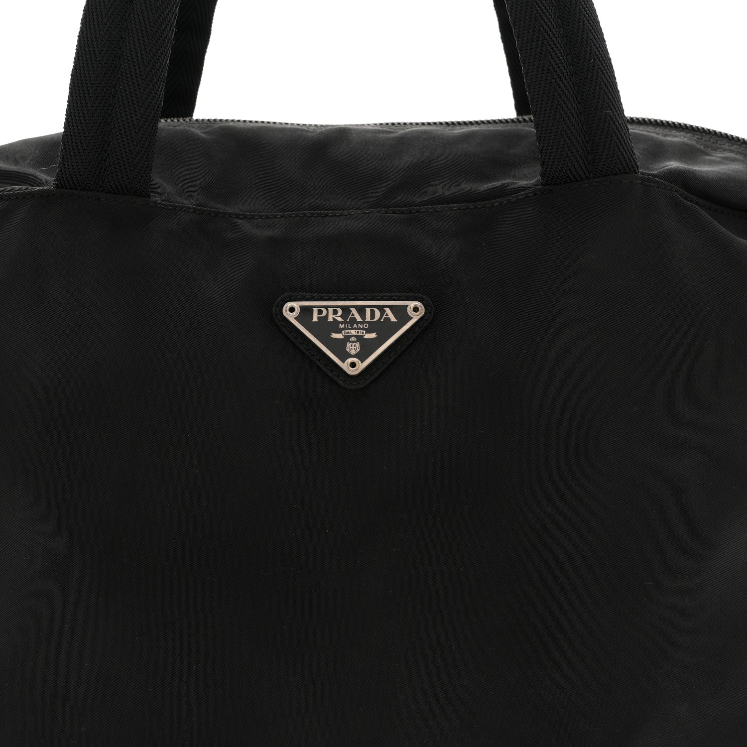 Tessuto Nylon Shoulder Bag  Black