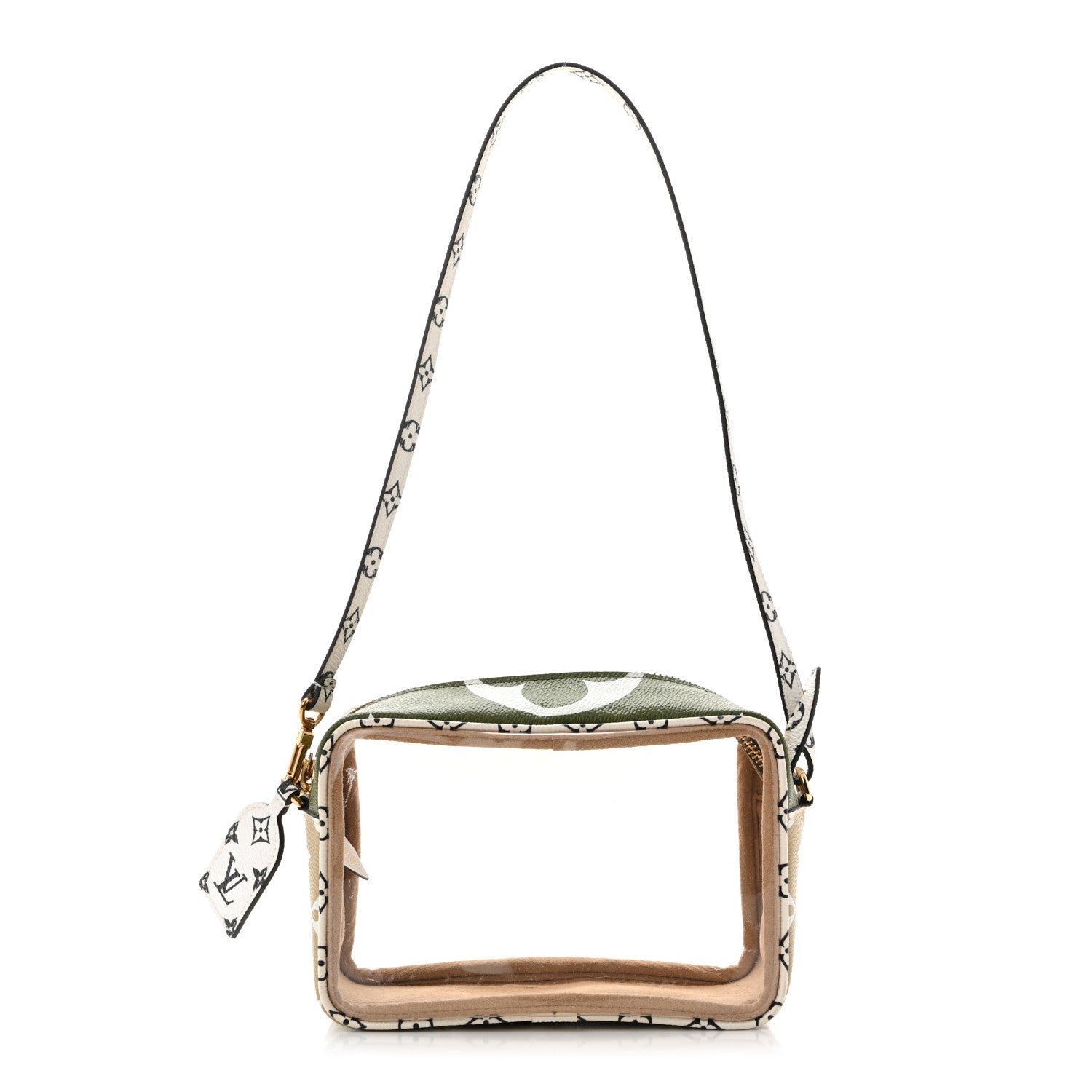 Monogram Giant Beach Pouch Kaki