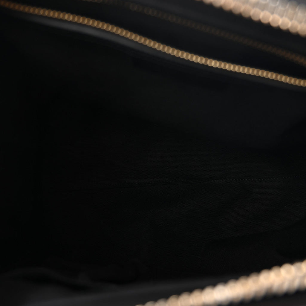 Shiny Lord Calfskin Medium Antigona Black